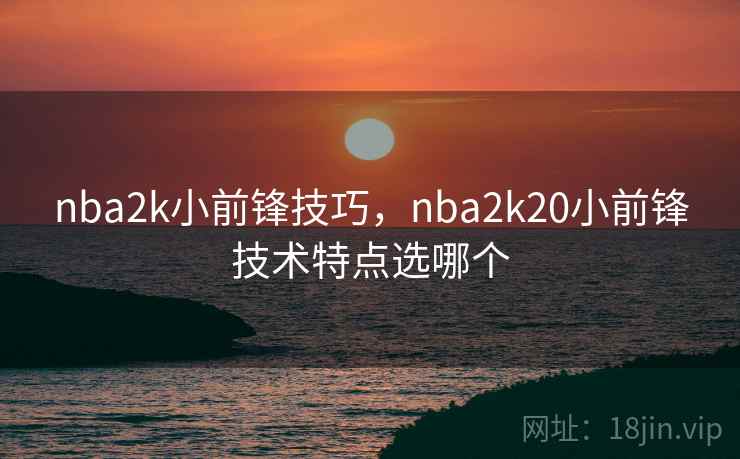 nba2k小前锋技巧，nba2k20小前锋技术特点选哪个